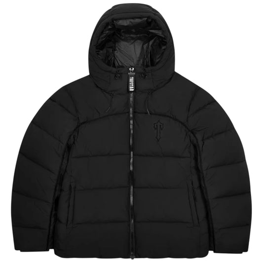 Trapstar Irongate Arch Piping Puffer Jacket Blackout Edition