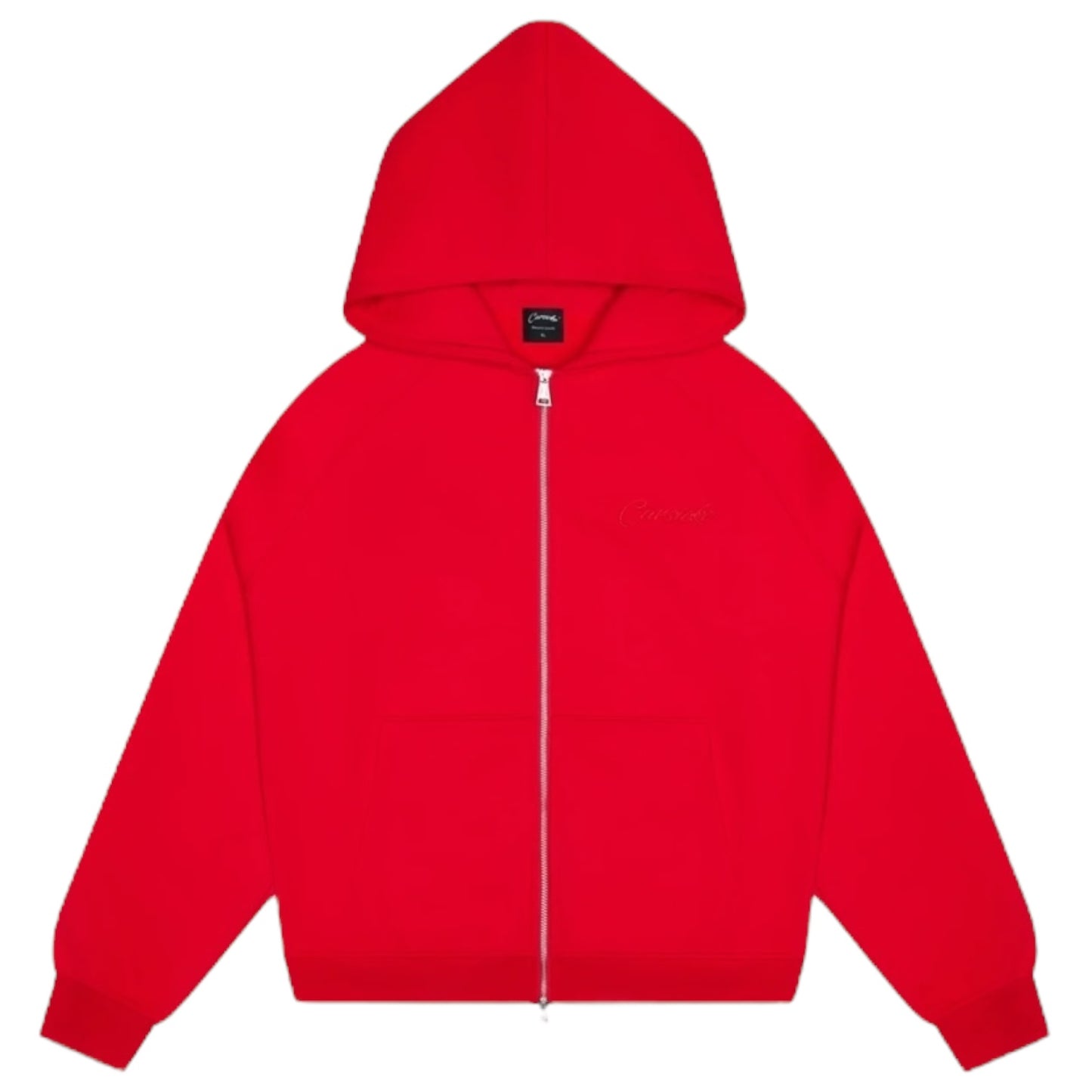 Carsicko Core Zip Up Hoodie Red