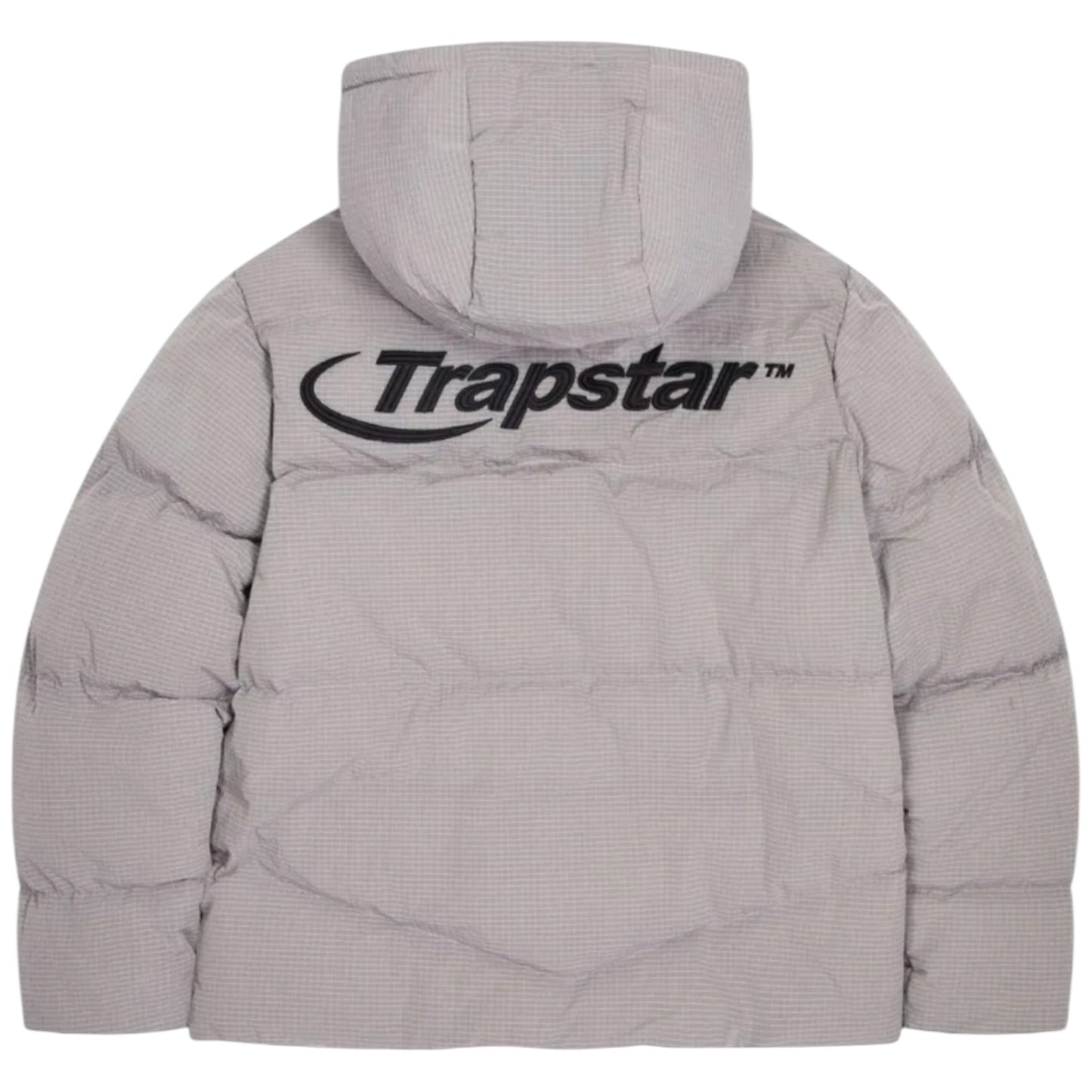 Trapstar Hyperdrive Hooded Puffer Jacket Grey/Black
