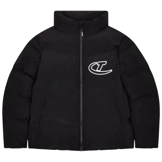 Trapstar Hyperdrive Ripstop Puffer Jacket Black/White