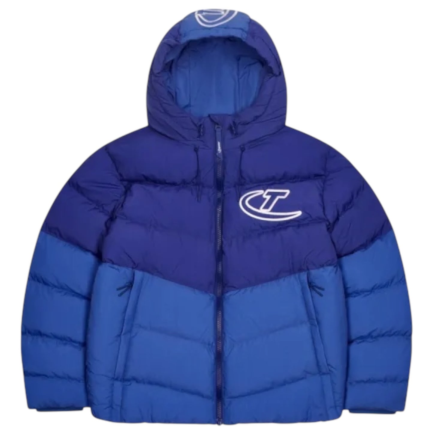 Trapstar Hyperdrive Hood Puffer Jacket Blue