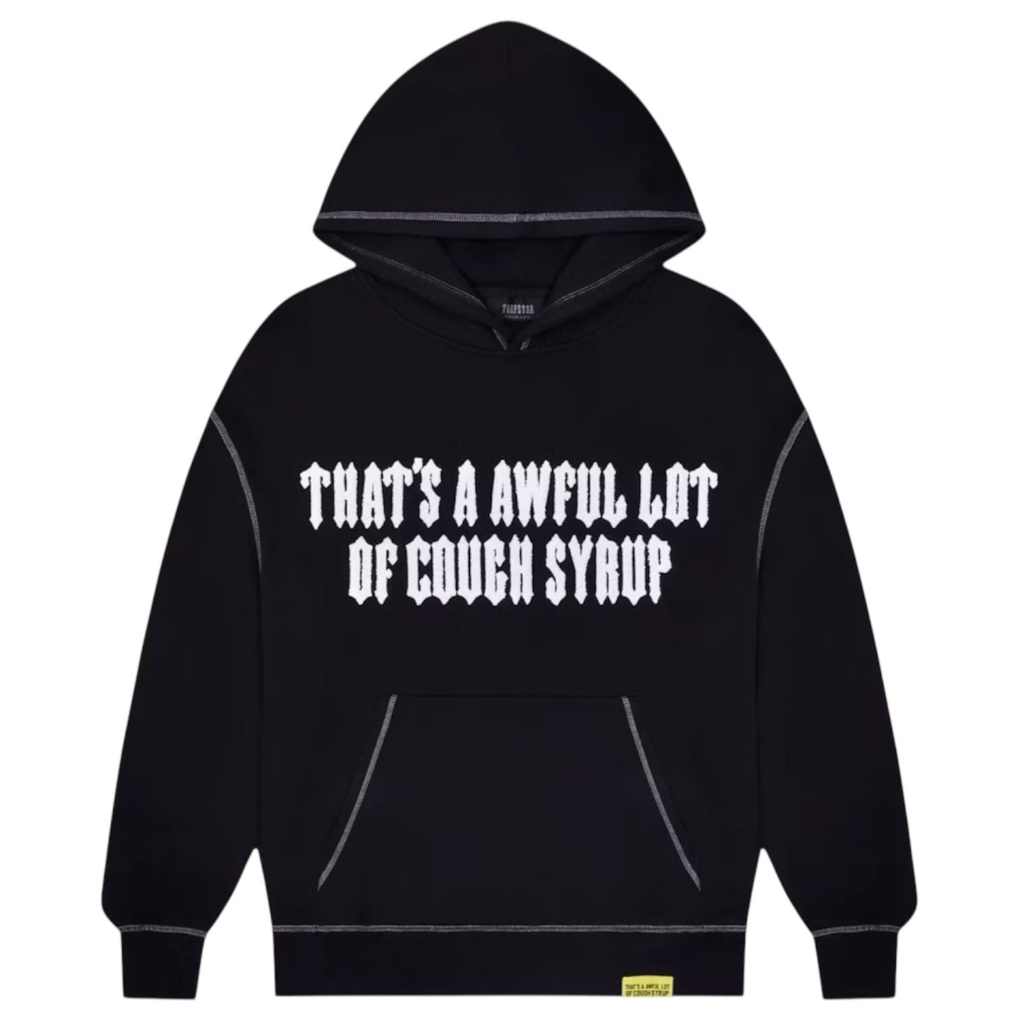 Trapstar X Cough Syrup Hoodie Black