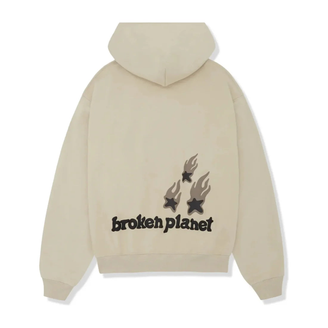 Broken Planet Heartless Love Hoodie Bone White