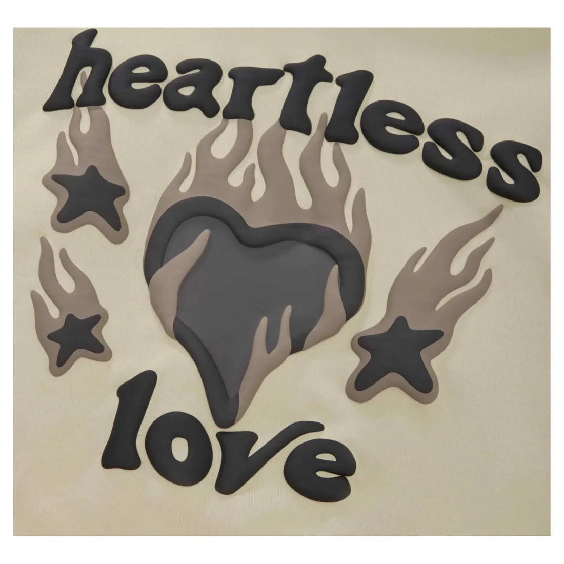 Broken Planet Heartless Love Hoodie Bone White