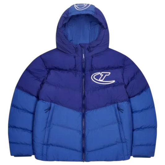 Trapstar Hyperdrive Hood Puffer Jacket Blue